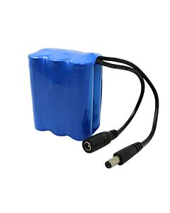 12V 6000mAh Li-ion LED Battery Pack For Bike Light LED Light (1pcs)