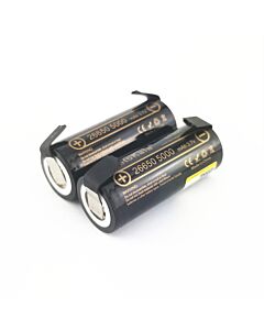 LiitoKala Lii-50A 26650 5000mAh Rechargeable Battery for Flashlight 20A +DIY Nickel Sheets (2piece)