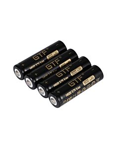 GTF  14500 3.7V 900mAh Li-Ion Rechargeable Battery For Flashlight Remote Control (4pcs)
