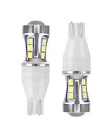 T15 W16W 920 921 912 Car LED Bulbs, 2PCS 1000LM 3030SMD 6000K White Reverse Lights 