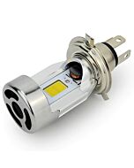 H4 Motorcycle Light Bulbs, 2PCS 20W COB 2000LM Motorbike White Headlamp Lamp