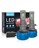 Infitary Car LED Headlight,H1 H3 H11 H13 880 9005 9006 HB4 Car Lamps, 2PCS 6500K 155W 32000LM Auto Light