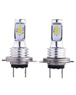 H4 80W 3570 2SMD Car Headlight , 2PCS 3000K 6000K 12000K 24V 4000LM Car Fog Lamp