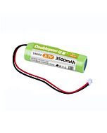 18650 3.7V 2200mAh 2500mAh 3000mAh 3500mAh Li-ion Rechargeable Battery Pack XH2.54-2P connector (1pcs)