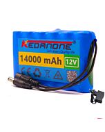 18650 12V 14000mAh Li-ion Rechargeable Battery Pack For Lanp , Monitor , loudspeaker (1pcs)