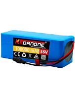 Kedanone 36V 100Ah 10S4P 500W Battery Pack For Electric Bicycle (1pcs)