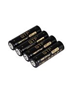 GTF  14500 3.7V 900mAh Li-Ion Rechargeable Battery For Flashlight Remote Control (4pcs)