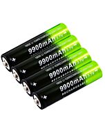 4pcs 3.7V 18650 9900mAh Rechargeable Li-ion Battery