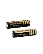 18650 4000mAh 3.7V Li-ion Rechargeable Battery For Flashlight (2pcs)