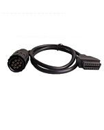 OBD2 Diagnostic Cable For BMW ICOM D Cable Motorcycles , 10 Pin to 16pin Adapter Cable