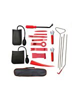 Vehicle Door Unlock Tools, 18PCS Car Door Windows Anti Lost Kit, Long Reach Grabber, Air Pump Air Wedge