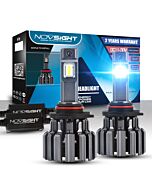 NOVSIGHT Car LED Headlight, H11 9006 9005 Car Bulb, 2PCS 6000K 90W 14400LM Front Fog Light Bulb