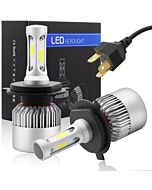H1 H3 H7 H4 H13 H11 9004 880 9007 Car Headlight, 2PCS 72W 8000LM 6500K Car Light Lamp